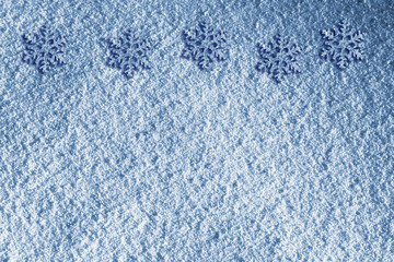 abstract background of snowflakes