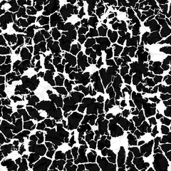 Fototapeta premium White cracks on a black background