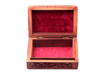 Vintage closed wooden box