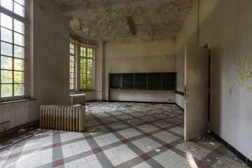 old abandoned hospital