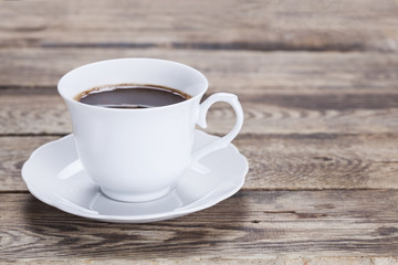 Coffee Mug on Wooden Table