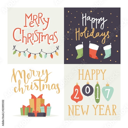 &quot;New Year greeting card design&quot; Stock image and royalty-free vector files on Fotolia.com - Pic