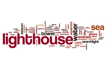 Lighthouse word cloud