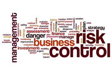 Risk control word cloud