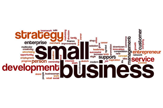 Small business word cloud