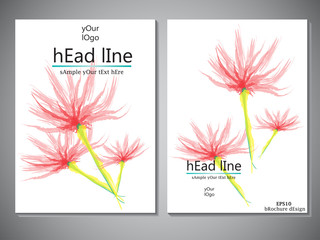 Template of book cover for brochure,flyer,annual report .Vector design illustration eps10