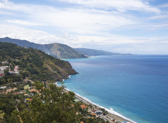 Fototapeta na wymiar Gulf of Capo Calava at Sicily