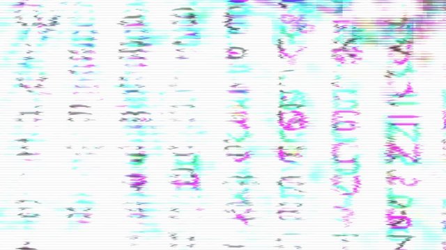 Data Glitch 006: Streaming data distortion (Loop).