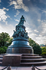 Obraz premium Monument to Catherine the Great, Saint Petersburg, Russia