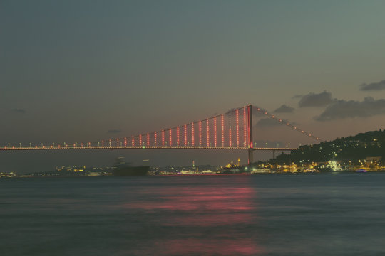 Boğaziçi Bridge in Turkey
