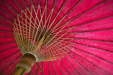 Northern Thai style umbrella from Chiangmai Thailand