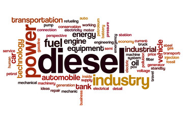 Diesel word cloud