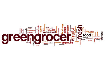Greengrocer word cloud