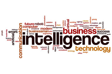 Intelligence word cloud
