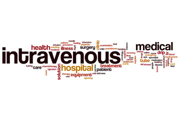 Intravenous word cloud