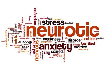 Neurotic word cloud