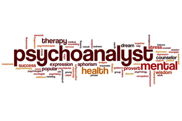 Psychoanalyst word cloud