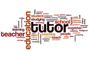 Tutor word cloud