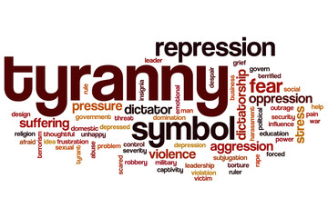 Tyranny word cloud