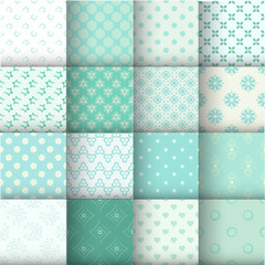 Mint vintage seamless collection