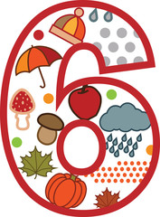 cyfra 6 © felicytka