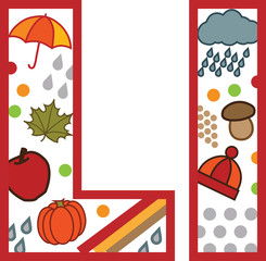 litera l © felicytka