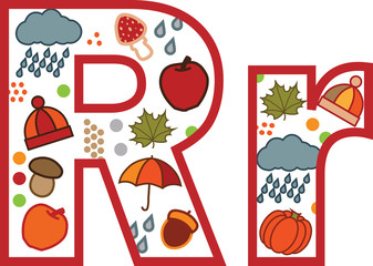 litera r © felicytka