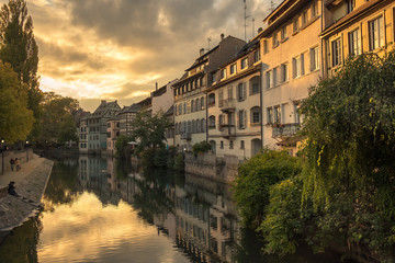 Fototapeta na wymiar Straßburg im Elsass