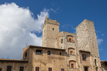 Fototapeta na wymiar Geschlechtertürme in San Gimignano