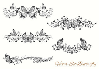 Vector Set Butterfly