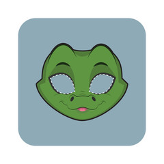 Lizard mask for Halloween and other festivities