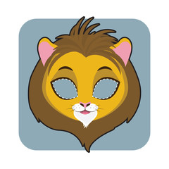 Lion mask for Halloween and other festivities