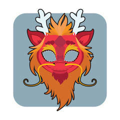 Dragon mask for Halloween and other festivities