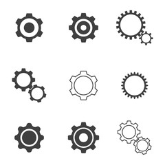 Settings icon set