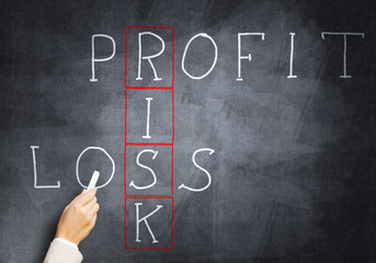 Woman draw crossword