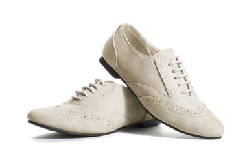 Beige classical women shoes