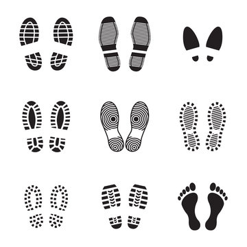 Footprints icons