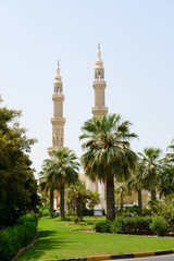 Fototapeta na wymiar The Muslim mosque, Shardjah, United Arab Emirates