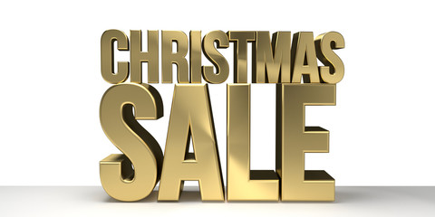christmas sale golden 3d render christmas design for christmas s