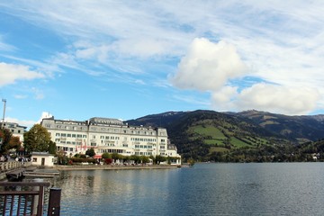 Fototapeta na wymiar Zell am See in Österreich.