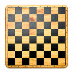 top view of chess board