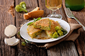 frittata con i broccoli