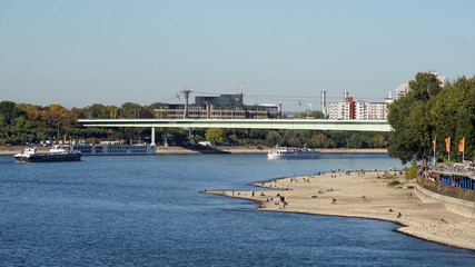 Zoobrücke in Köln am Rhein, Deutschland