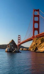 Foto op Plexiglas Golden Gate Bridge at sunrise, part I © jozefmajak