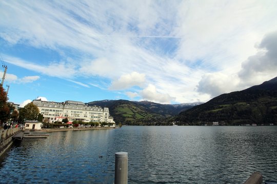Fototapeta Zell am See in Österreich.