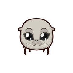 Seal portrait illustration