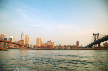 Fototapeta na wymiar Lower Manhattan cityscape
