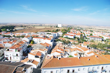 Fototapeta na wymiar View of the town Beja in Portugal