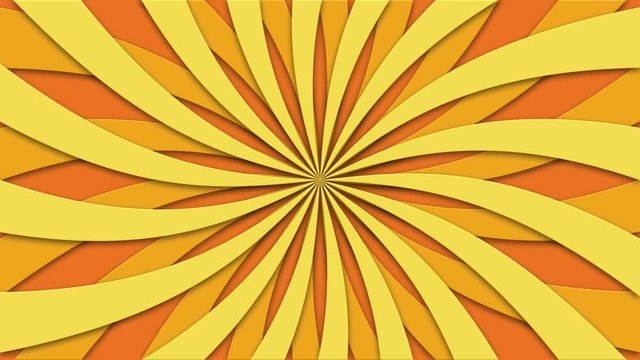 Footage animated background of rotating beams. loopable 4k