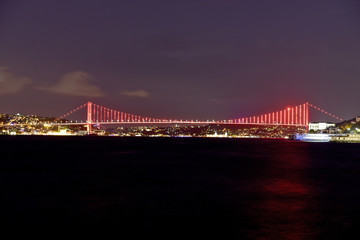 Bosphorus bridge of Istanbul, Turkey